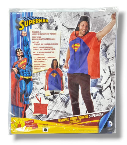 Rubie's Official Superman Poncho - One Size