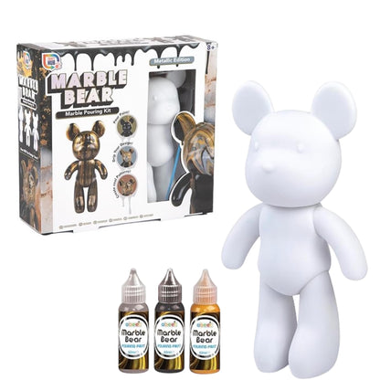 Create Your Own Pour Paint Bear – Kids Craft Kit 23 cm Bear
